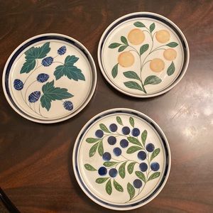 Dansk Designs Fruit Plates MCM